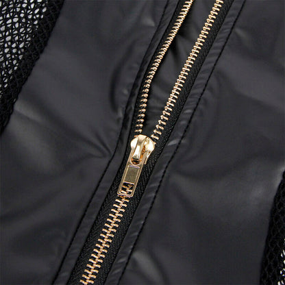 SUBBLIME - 954451 ROBE SEXY EN MAILLE CUIR NOIR L/XL - 7eme ciel