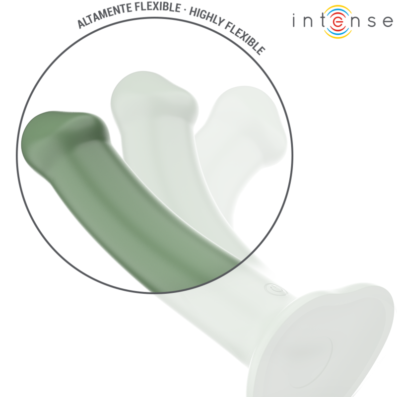 INTENSE - BECCA VIBRATEUR AVEC VENTOUSE 10 VIBRATIONS TÉLÉCOMMANDE VERTE - 7eme ciel