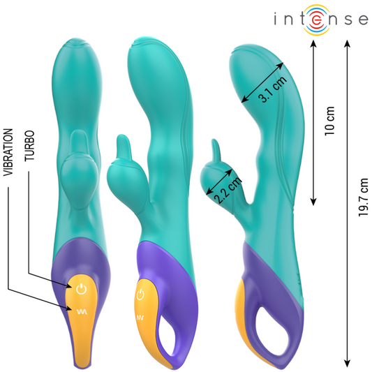 INTENSE - FRED VIBRATEUR RABBIT BLEU - 7eme ciel