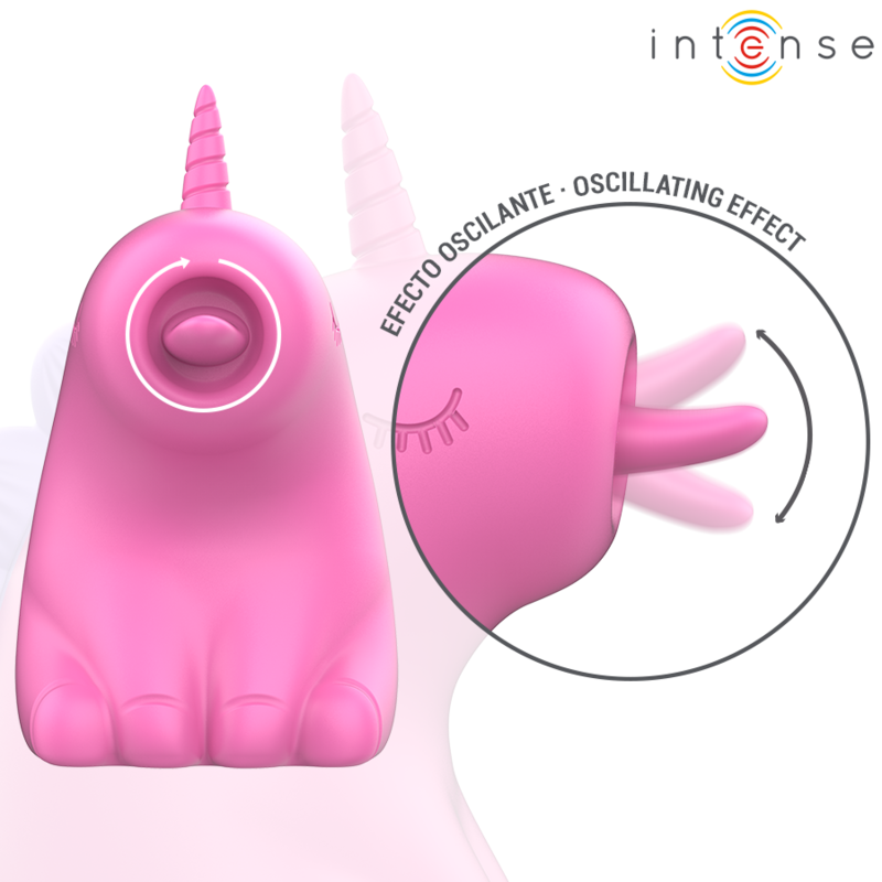 INTENSE - STIMULATEUR DE LANGUE ROTATIF À 360° PINKIE - 7eme ciel