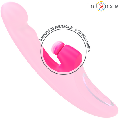 INTENSE - EMI VIBRATEUR 13,5 CM MULTIFONCTION 3 EN 1 10 VIBRATIONS ROSE - 7eme ciel