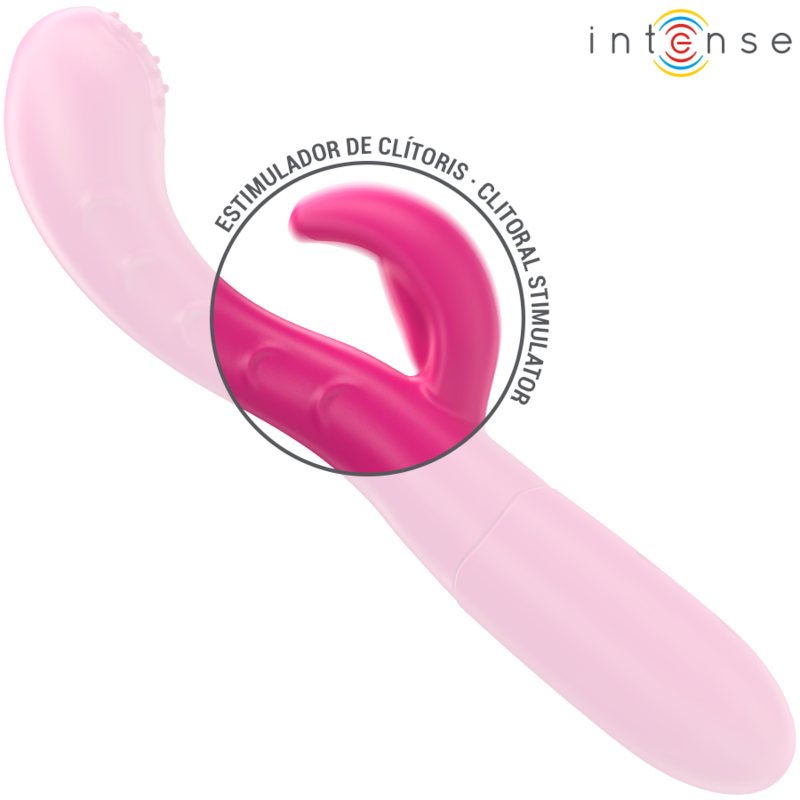 INTENSE - AMARA VIBRATEUR AVEC LANGUE STIMULANTE 10 VIBRATIONS ROSE - 7eme ciel