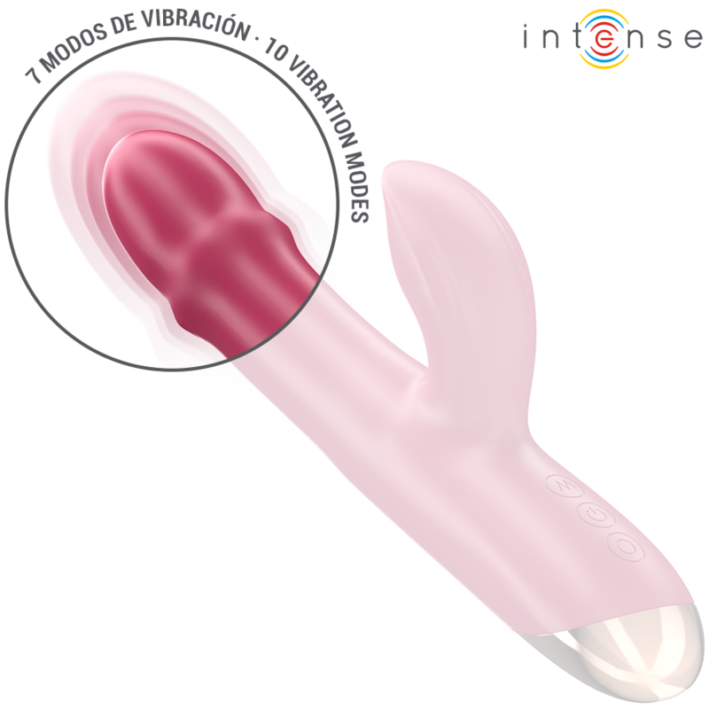 INTENSE - CHLOE VIBRATEUR MULTIFONCTION 3 EN 1 ROUGE - 7eme ciel