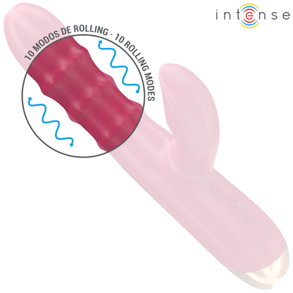 INTENSE - CHLOE VIBRATEUR MULTIFONCTION 3 EN 1 ROUGE - 7eme ciel