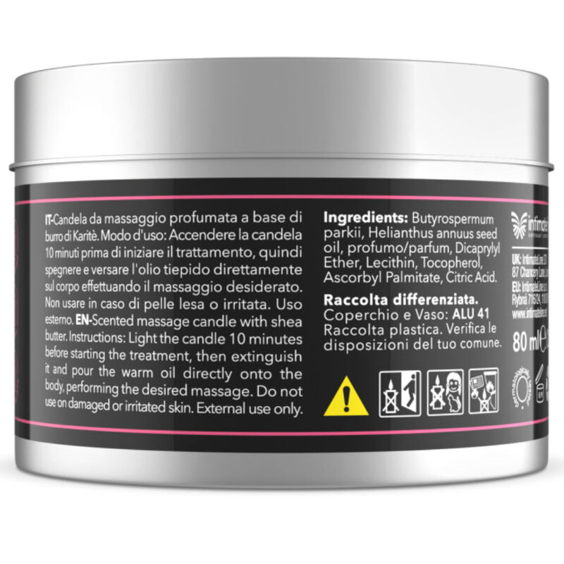 INTIMATELINE LUXURIA - BOUGIE DE MASSAGE AU RAISIN - 7eme ciel