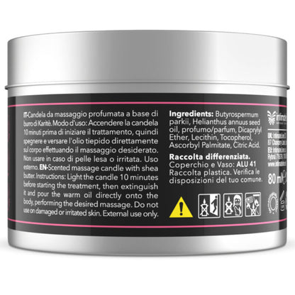 INTIMATELINE LUXURIA - BOUGIE DE MASSAGE AU RAISIN - 7eme ciel