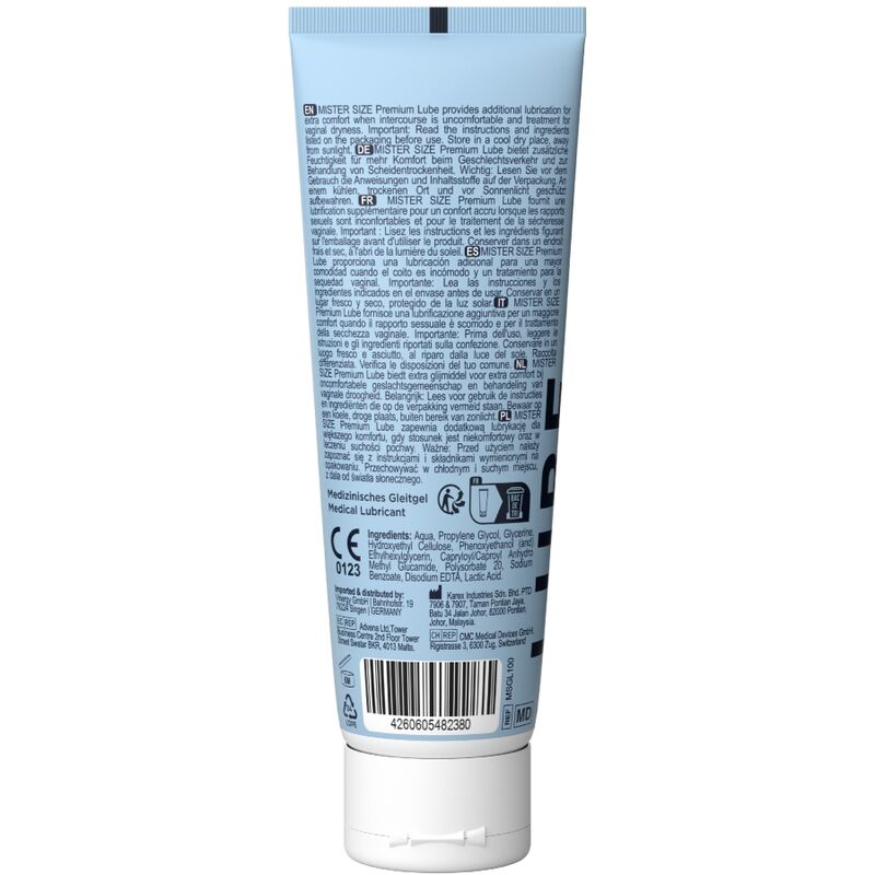 MISTER SIZE - LUBRIFIANT PREMIUM 100 ML - 7eme ciel