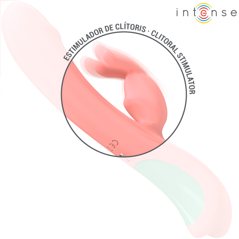 INTENSE - RACHEL VIBRATEUR RABBIT 5 VIBRATIONS ROSE - 7eme ciel