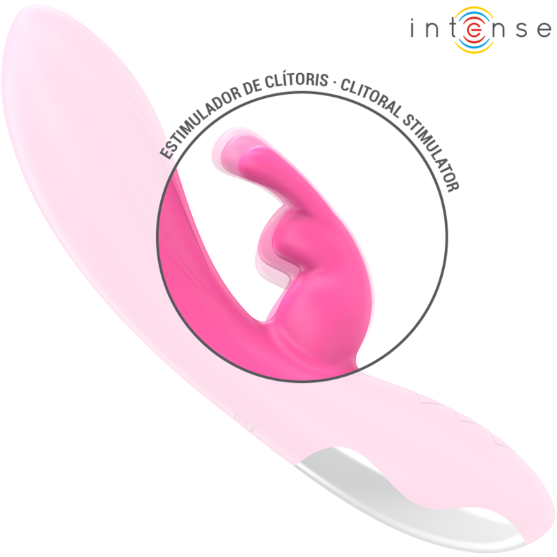 INTENSE - RANDALL VIBRATEUR RABBIT 10 VIBRATIONS ROSE - 7eme ciel