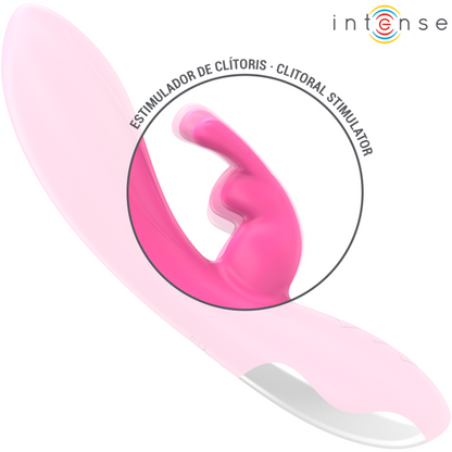 INTENSE - RANDALL VIBRATEUR RABBIT 10 VIBRATIONS ROSE - 7eme ciel