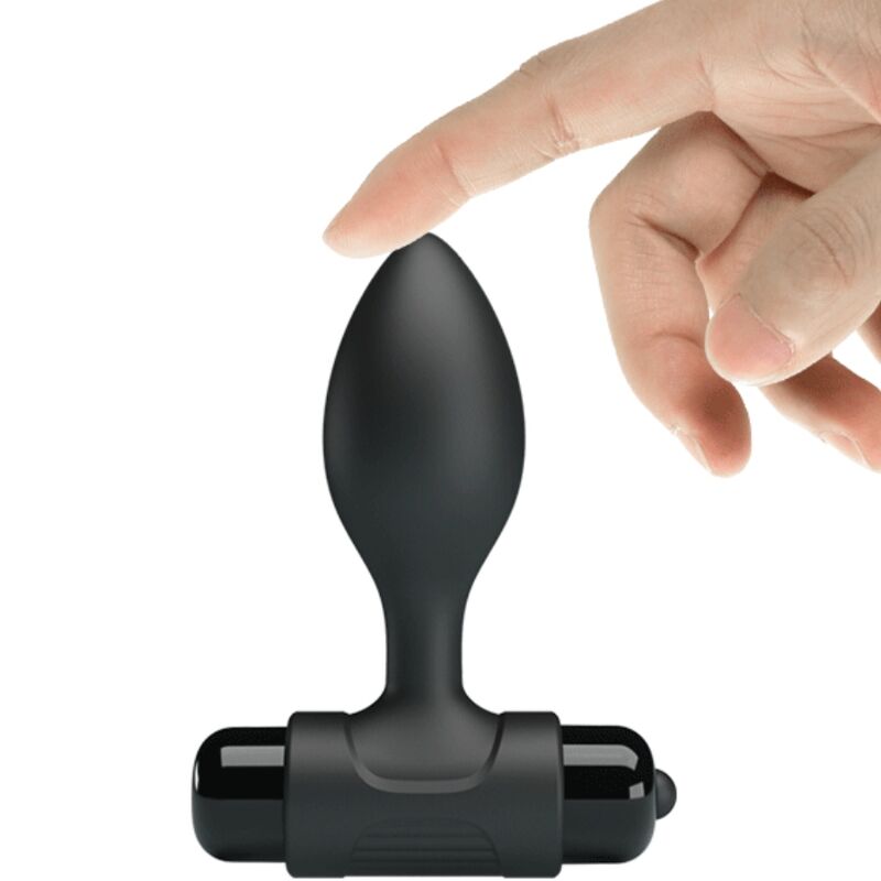 PRETTY LOVE - VIBRA BUTT 10 VIBRATIONS PLUG ANAL NOIR - 7eme ciel