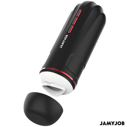 JAMYJOB - MASTURBATEUR BUCCAL AUTOMATIQUE MEGABITE 5 MODES D'ASPIRATION ET DE VIBRATION