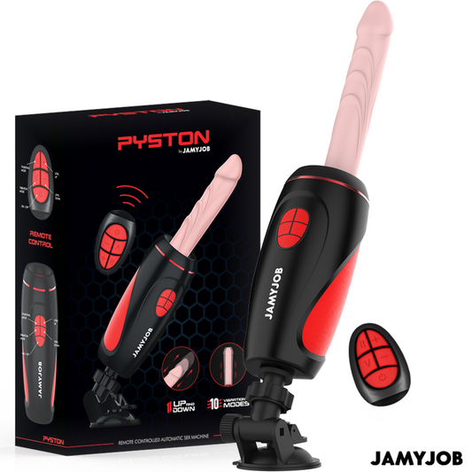JAMYJOB - MASTURBATEUR AUTOMATIQUE PYSTON BASE AVEC DILDO À TÉLÉCOMMANDE - 7eme ciel