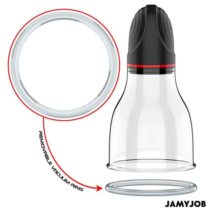 JAMYJOB - XPAND LITE POMPE À TESTICULES AUTOMATIQUE 3 NIVEAUX D'ASPIRATION GRIS - 7eme ciel