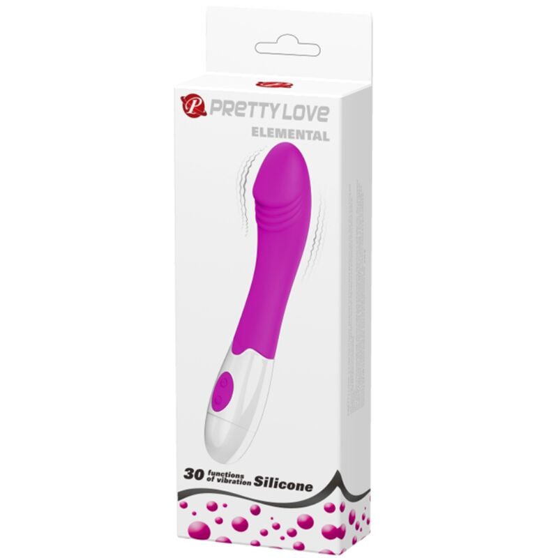 PRETTY LOVE - VIBRATEUR ELEMENTAL 30 MODES DE VIBRATION VIOLET - 7eme ciel