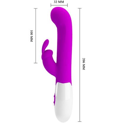 PRETTY LOVE - VIBRATEUR CENTAURE LAPIN 30 MODES DE VIBRATION VIOLET - 7eme ciel