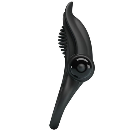 PRETTY LOVE - DOUBLE ANNEAU VIBRANT + STIMULATEUR DE CLITORIS 10 VIBRATIONS NOIR - 7eme ciel