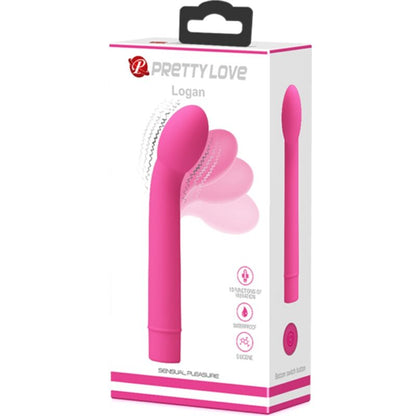 PRETTY LOVE - VIBRATEUR POINT G LOGAN 10 VIBRATIONS ROSE - 7eme ciel