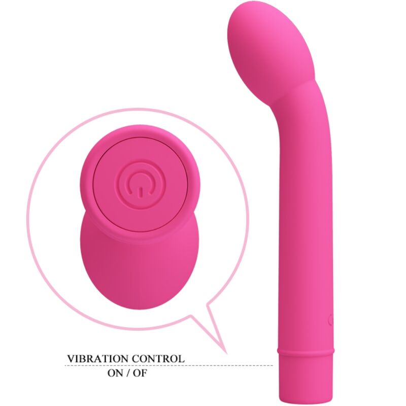 PRETTY LOVE - VIBRATEUR POINT G LOGAN 10 VIBRATIONS ROSE - 7eme ciel