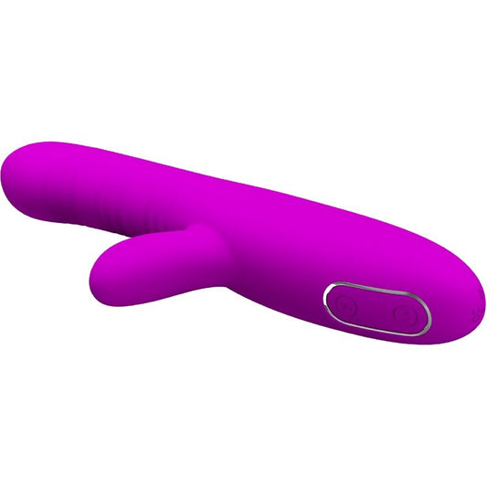 PRETTY LOVE - VIBRATEUR MULTIFONCTION ANGELIQUE + STIMULATEUR DE CLITORIS VIOLET - 7eme ciel