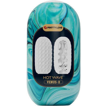 PRETTY LOVE - MASTURBATEUR POUR HOMME EN SILICONE HOT WAVE BLANC - 7eme ciel