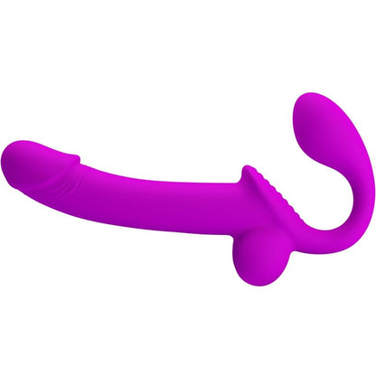 PRETTY LOVE - STIMULATEUR DOUBLE STRAP-ON KELPIE VIOLET - 7eme ciel