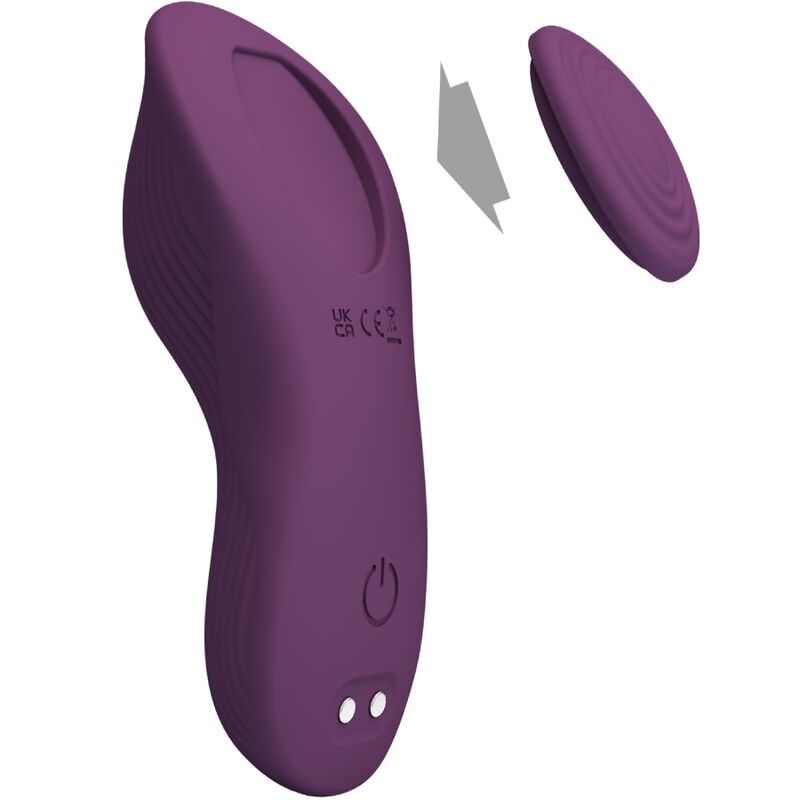 PRETTY LOVE - MANE LAY ON MASSEUR DE CLITORIS 10 VIBRATIONS TÉLÉCOMMANDE VIOLET - 7eme ciel