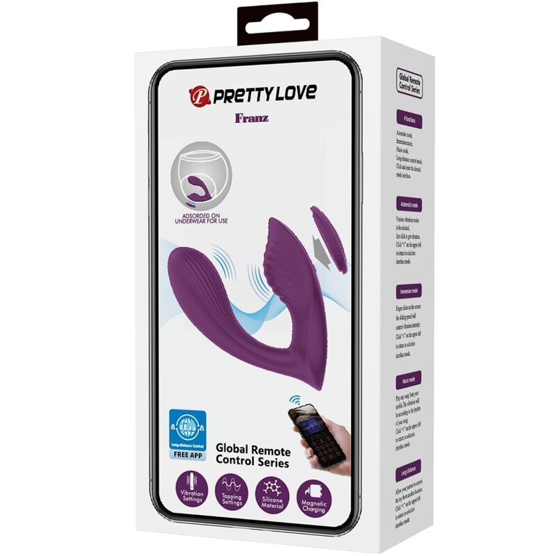 PRETTY LOVE - FRANZ MASSEUR ET VIBRATEUR APPLICATION GRATUITE VIOLET - 7eme ciel
