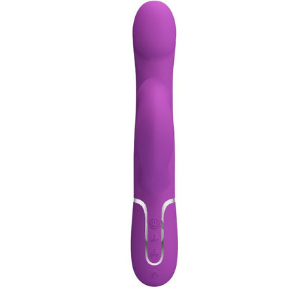 PRETTY LOVE - VIBRATEUR ET STIMULATEUR MULTIFONCTION 4 EN 1 VIOLET - 7eme ciel