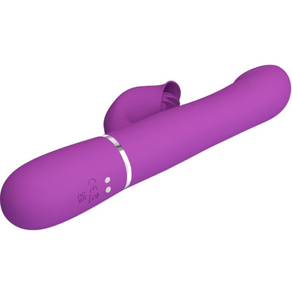 PRETTY LOVE - VIBRATEUR ET STIMULATEUR MULTIFONCTION 4 EN 1 VIOLET - 7eme ciel