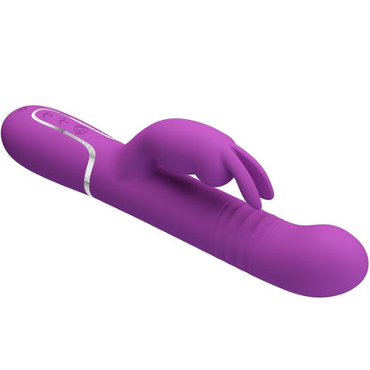 PRETTY LOVE - VIBRATEUR LAPIN MULTIFONCTION COALE 4 EN 1 VIOLET - 7eme ciel