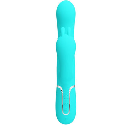 PRETTY LOVE - CAMMY 4 EN 1 VIBRATEUR MULTIFONCTION TRIPPLE RABBIT BLEU - 7eme ciel
