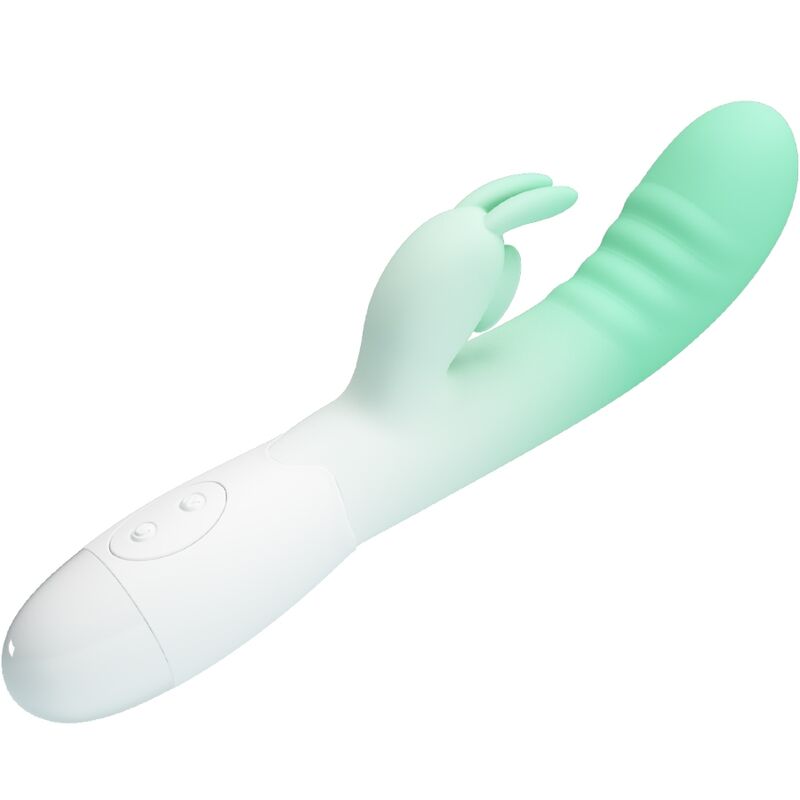 PRETTY LOVE - VIBRATEUR LAPIN CERBERUS 30 VIBRATIONS VERT - 7eme ciel
