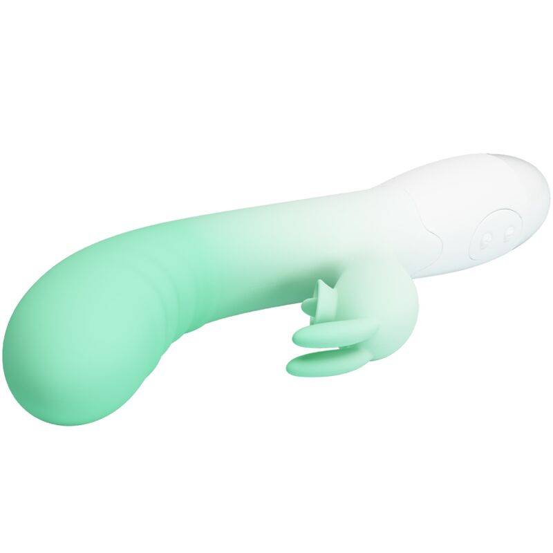 PRETTY LOVE - VIBRATEUR LAPIN CERBERUS 30 VIBRATIONS VERT - 7eme ciel