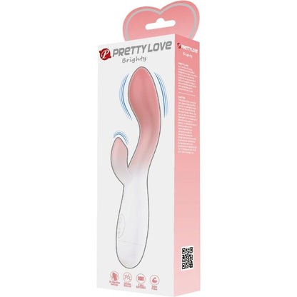 PRETTY LOVE - VIBRATEUR POINT G LUMINEUX + STIMULATEUR DE CLITORIS 30 VIBRATIONS ROSE - 7eme ciel
