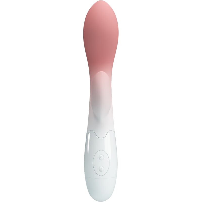 PRETTY LOVE - VIBRATEUR POINT G LUMINEUX + STIMULATEUR DE CLITORIS 30 VIBRATIONS ROSE - 7eme ciel