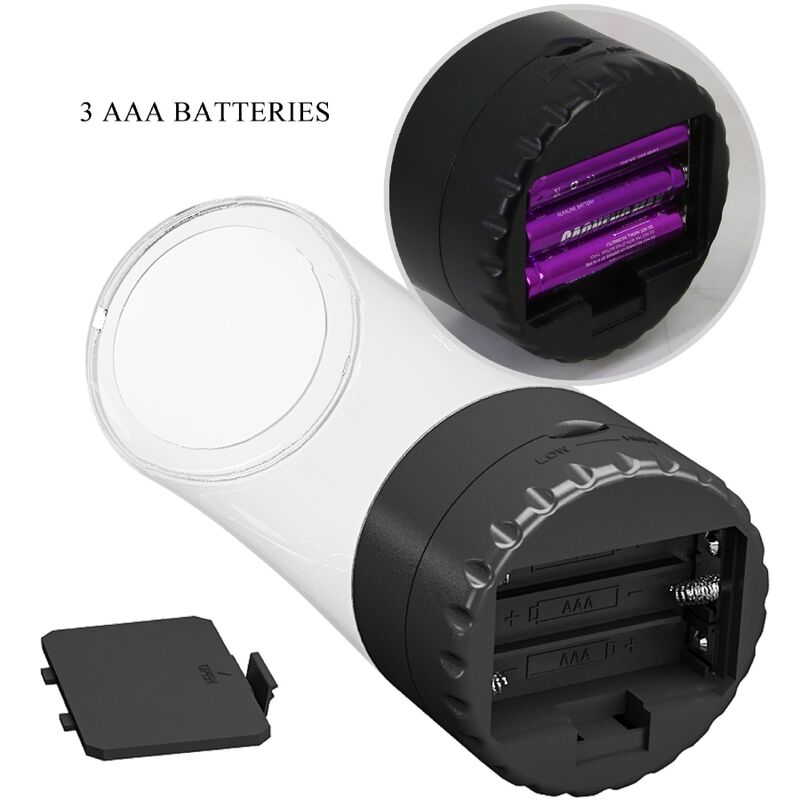 PRETTY LOVE - MASTURBATEUR HOMME TAMARA VIBRATEUR MULTI-VITESSES NOIR