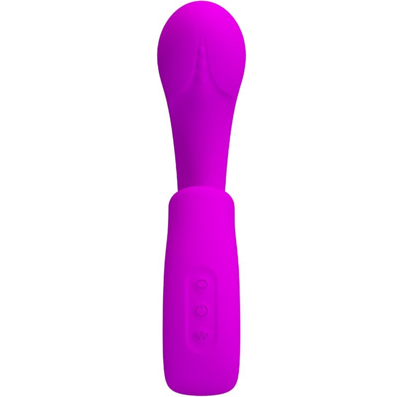 PRETTY LOVE - SIBEL VIBRATEUR POINT G + STIMULATEUR CLITORIS SIBEL 10 VIBRATIONS VIOLET - 7eme ciel