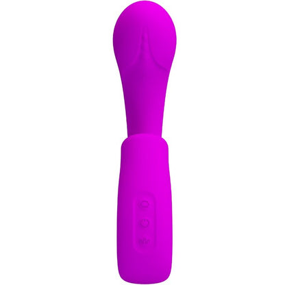 PRETTY LOVE - SIBEL VIBRATEUR POINT G + STIMULATEUR CLITORIS SIBEL 10 VIBRATIONS VIOLET - 7eme ciel