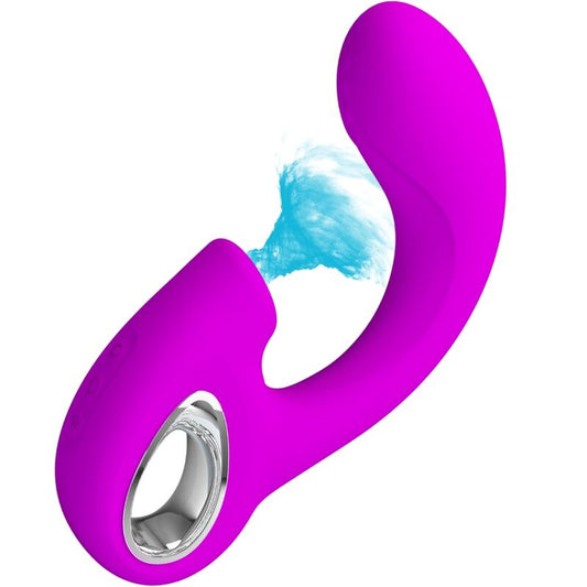 PRETTY LOVE - SIBEL VIBRATEUR POINT G + STIMULATEUR CLITORIS SIBEL 10 VIBRATIONS VIOLET - 7eme ciel
