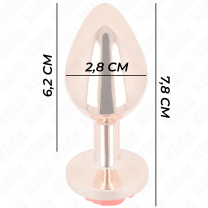 KINK - PLUG ANAL OR ROSE AVEC ROSE ROUGE S - 7eme ciel