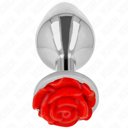KINK - PLUG ANAL ROSE ROUGE TAILLE L