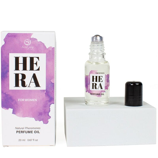 SECRETPLAY - HERA PARFUM NATUREL PHÉROMONES EN HUILE POUR FEMME 20 ML - 7eme ciel