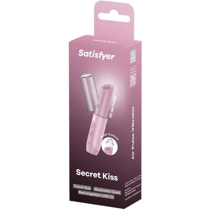 SATISFYER - STIMULATEUR DE CLITORIS SECRET KISS WAVE ROSE