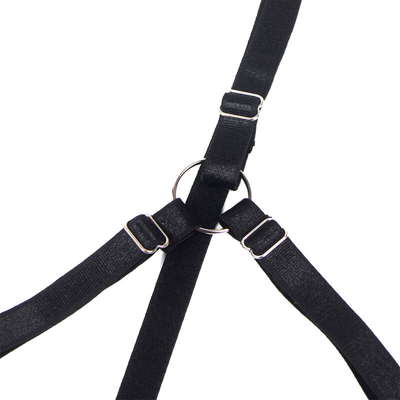 SUBBLIME - 955205 ENSEMBLE SOUTIEN-GORGE AVEC NŒUD NOIR RÉGLABLE L/XL - 7eme ciel