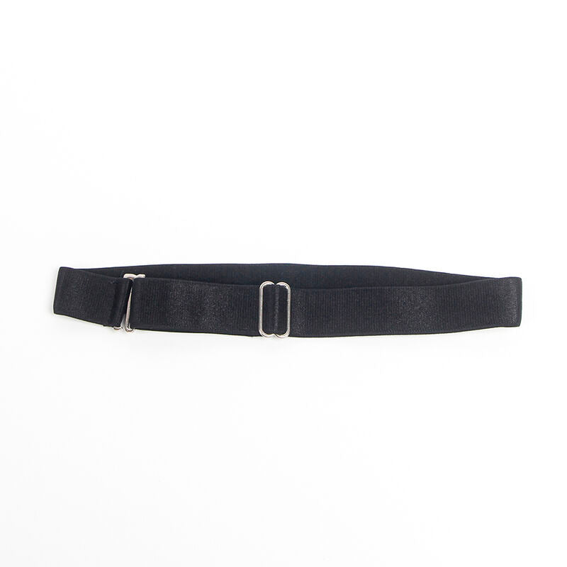 SUBBLIME - 955380 ROBE À BRETELLES EN CUIR NOIR L/XL - 7eme ciel