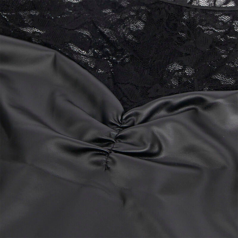 SUBBLIME - 955595 ROBE À MANCHES LONGUES AVEC DENTELLE NOIRE S/M - 7eme ciel