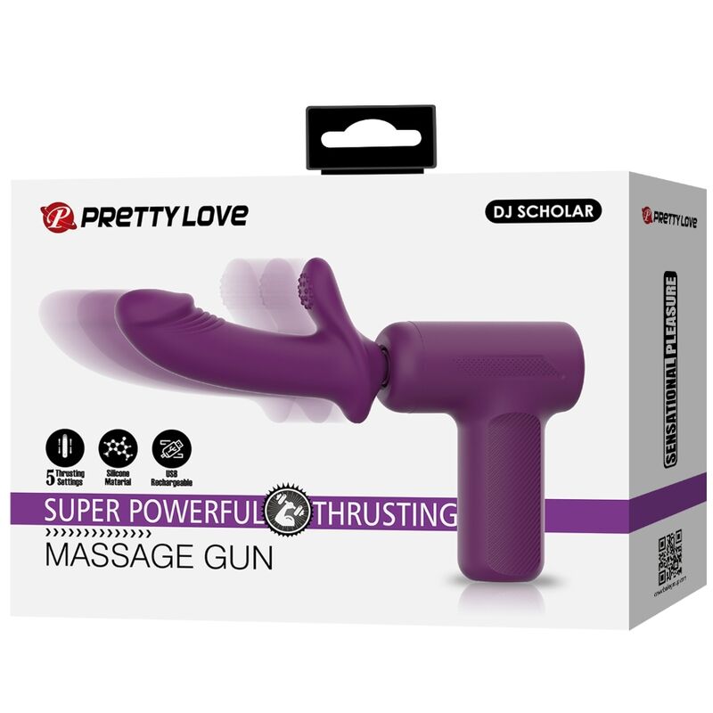PRETTY LOVE - MASSEUR DJ SCHOLAR 5 RÉGLAGES VIOLET - 7eme ciel