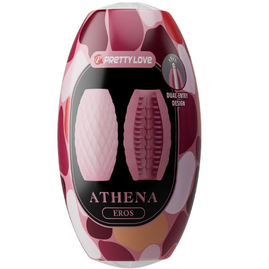 PRETTY LOVE - MASTURBATEUR POUR HOMME EN SILICONE ATHENA EROS ROSE