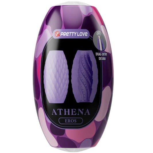 PRETTY LOVE - MASTURBATEUR POUR HOMME EN SILICONE ATHENA EROS VIOLET